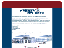 Tablet Screenshot of probier-bollwerk.de